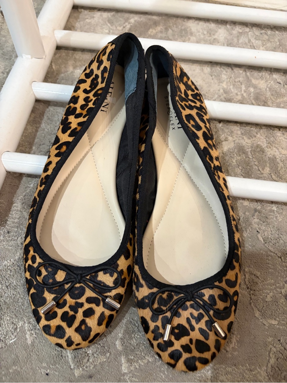 Alfani Leopard Print Ballet Flats - Women's Animal Print Slip-Ons size 7.5-8